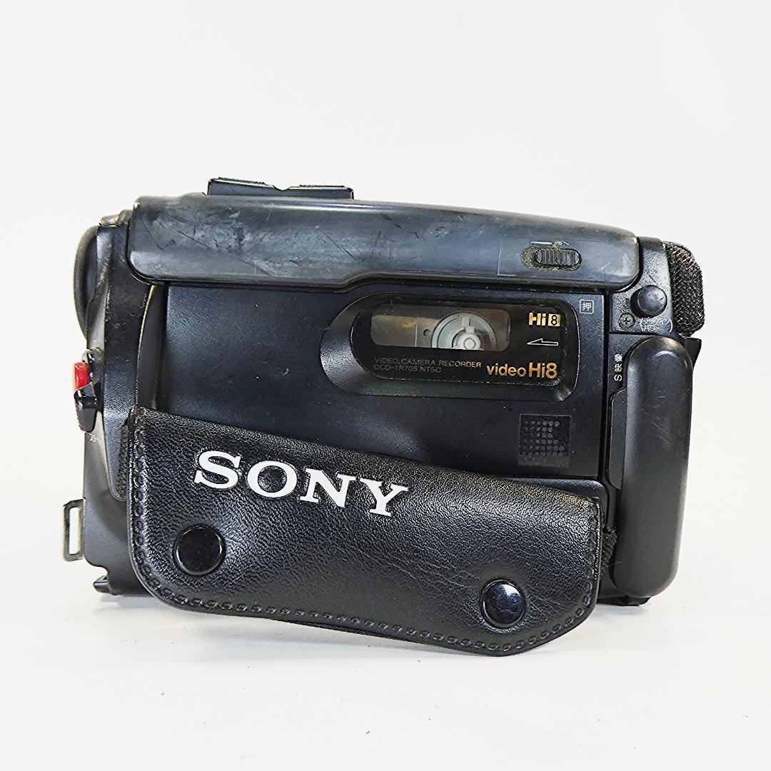 ソニーCCD-TR705 動作良好 VideoHi8ビデオカメラ DVD化に最適 - メルカリ