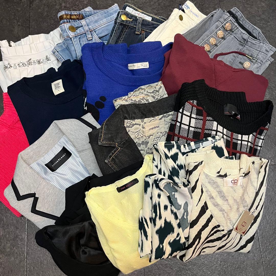 【まとめ売り】 大量処分！レディース服16着+a まとめ売り　17点+a