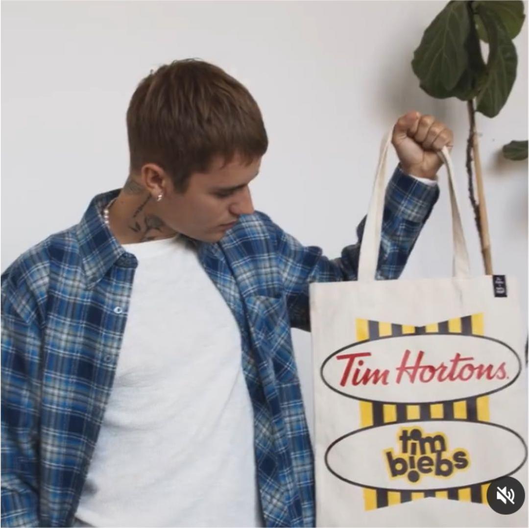 北米限定 ジャスティンビーバー コラボ ティムホートン グッズ