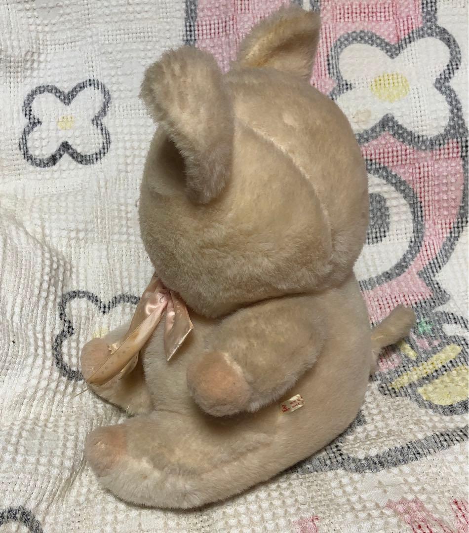 サンリオ　昭和レトロ　ヴィンテージ ザシキブタ　正規品　大きなぬいぐるみ　中古