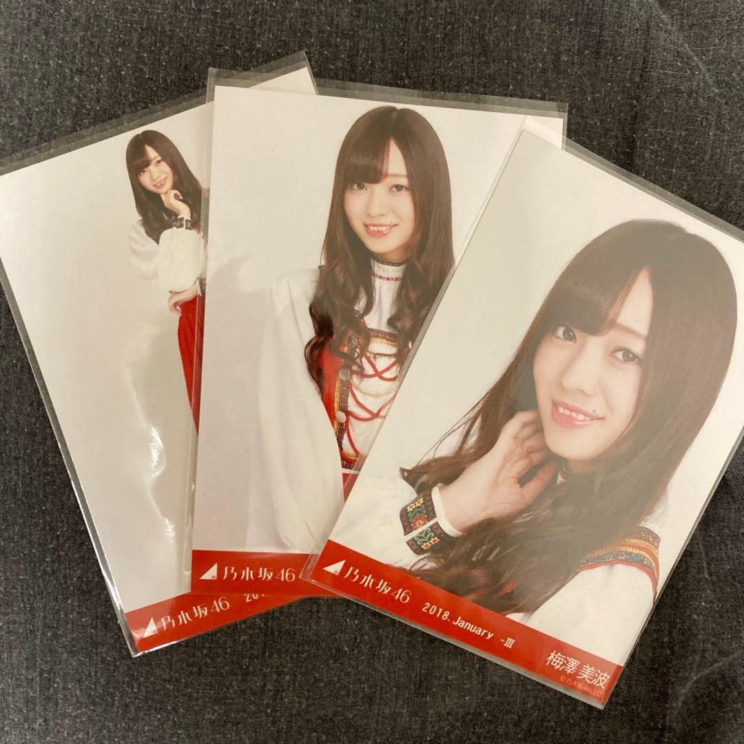 乃木坂46 梅澤美波 生写真 2018.January-Ⅲ スイス風 コンプ - メルカリ
