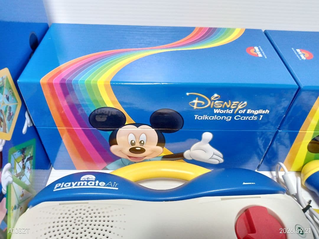 2023年 DWE ディズニー英語システム トークアロング Q&Aカード未開封