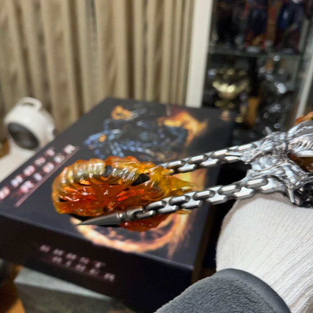 ゴーストライダー ホットトイズアクションフィギュア バイク付き今週まで　最終価格