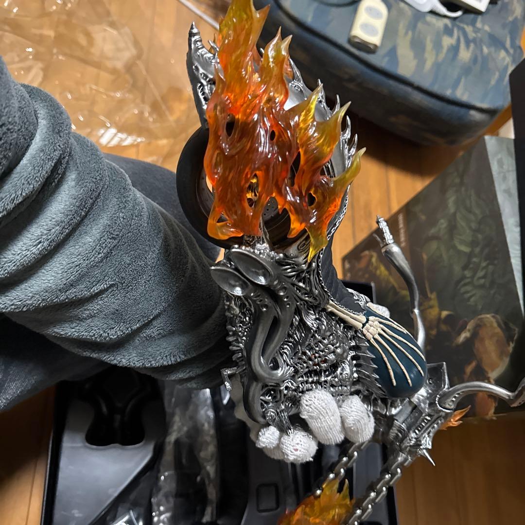 ゴーストライダー ホットトイズアクションフィギュア バイク付き今週まで　最終価格