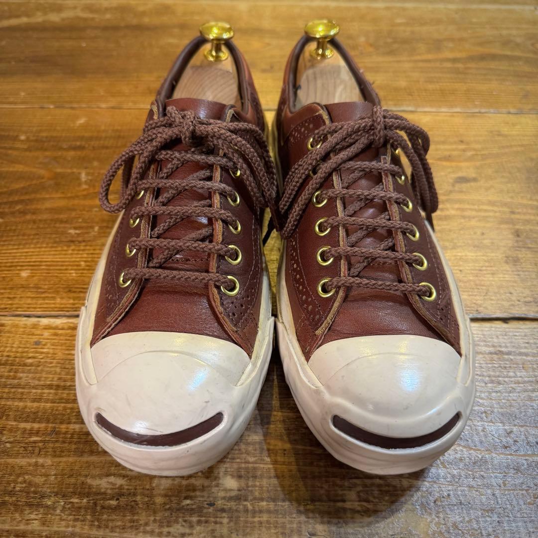 廃盤・希少】コンバース ジャックパーセル RLY サドル レザー 美品