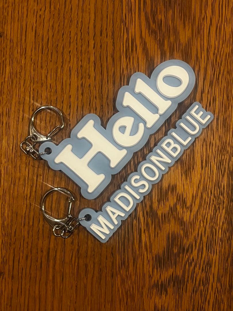 限定⭐︎MADISONBLUE Hello キーホルダー バッグチャーム2個セット