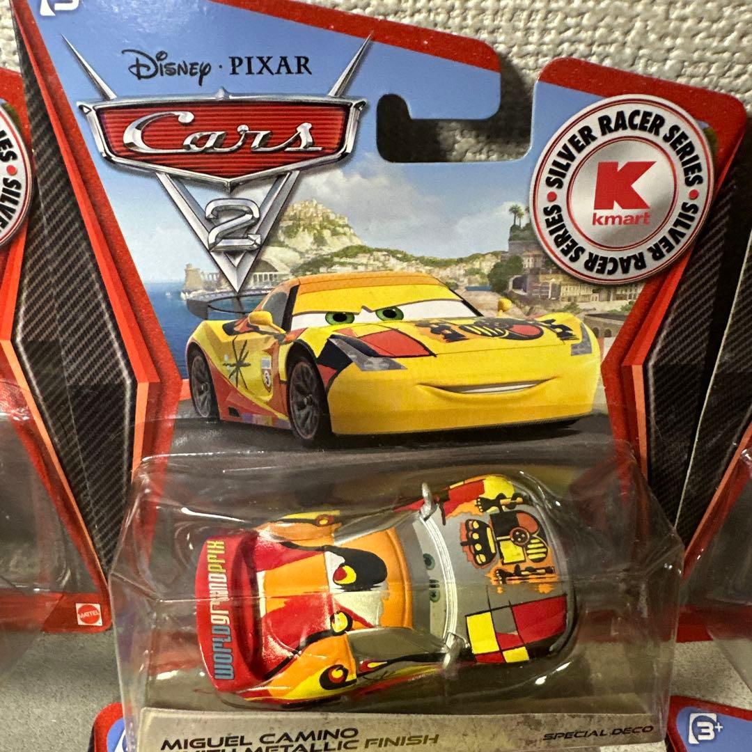 未開封 カーズ2 マテル ディズニー ピクサー シルバーレーサー シリーズ