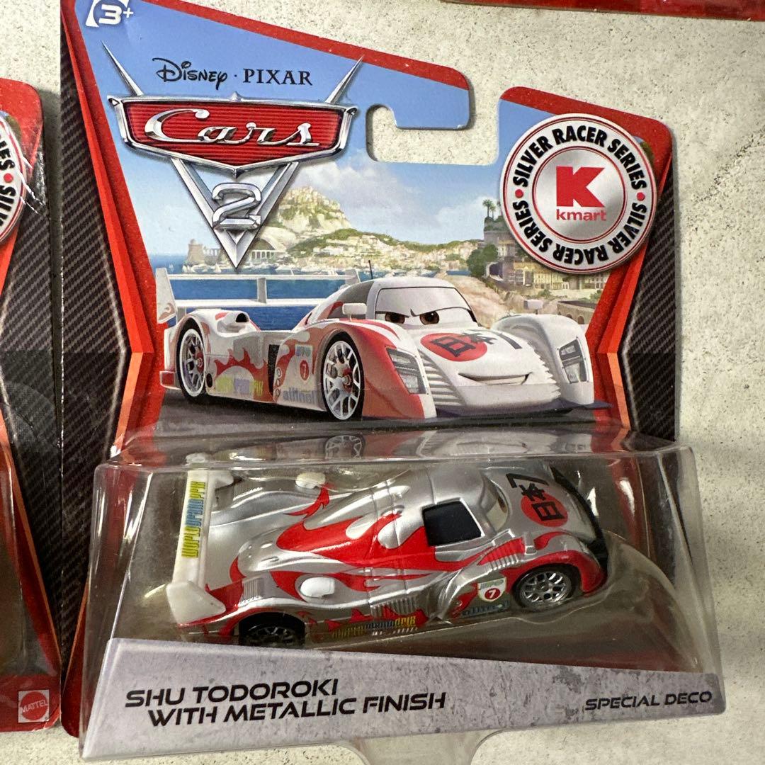 未開封 カーズ2 マテル ディズニー ピクサー シルバーレーサー シリーズ