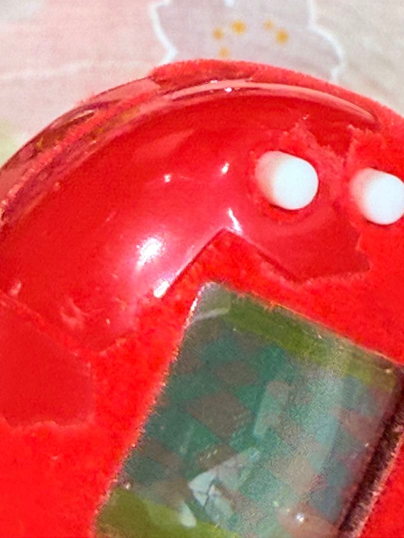 【動作確認済】海外版ちびたまごっち フェルト 赤