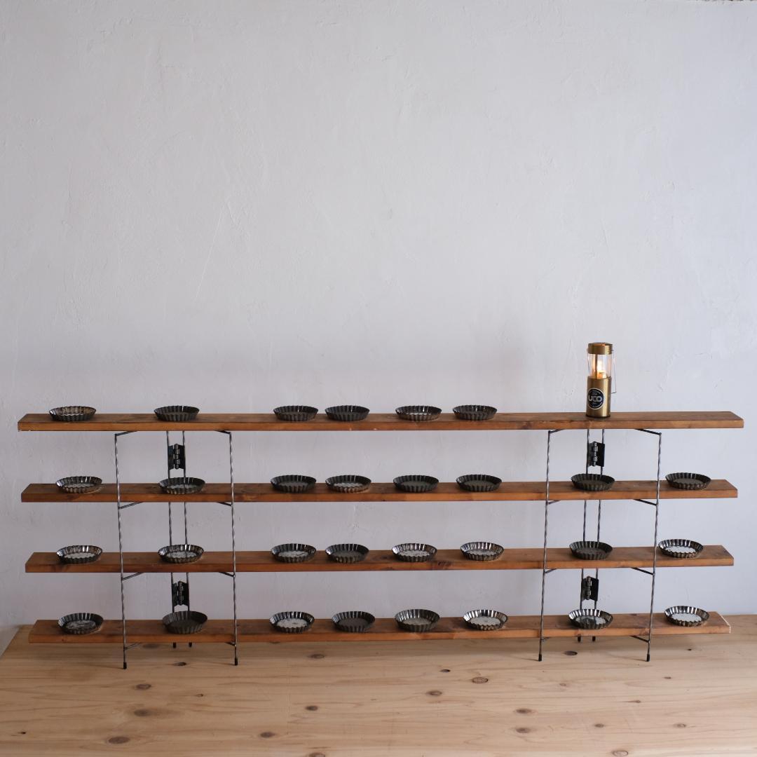 無骨なアイアン脚2点1セットS スリムシェルフ イベント什器 - メルカリ