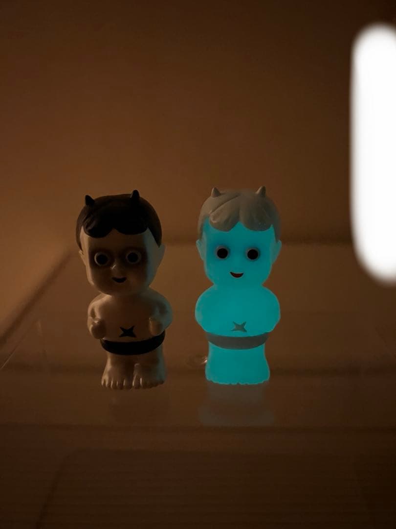 blackpearlsミニHAPY 、パールズ、蓄光、ソフビ　フィギュア