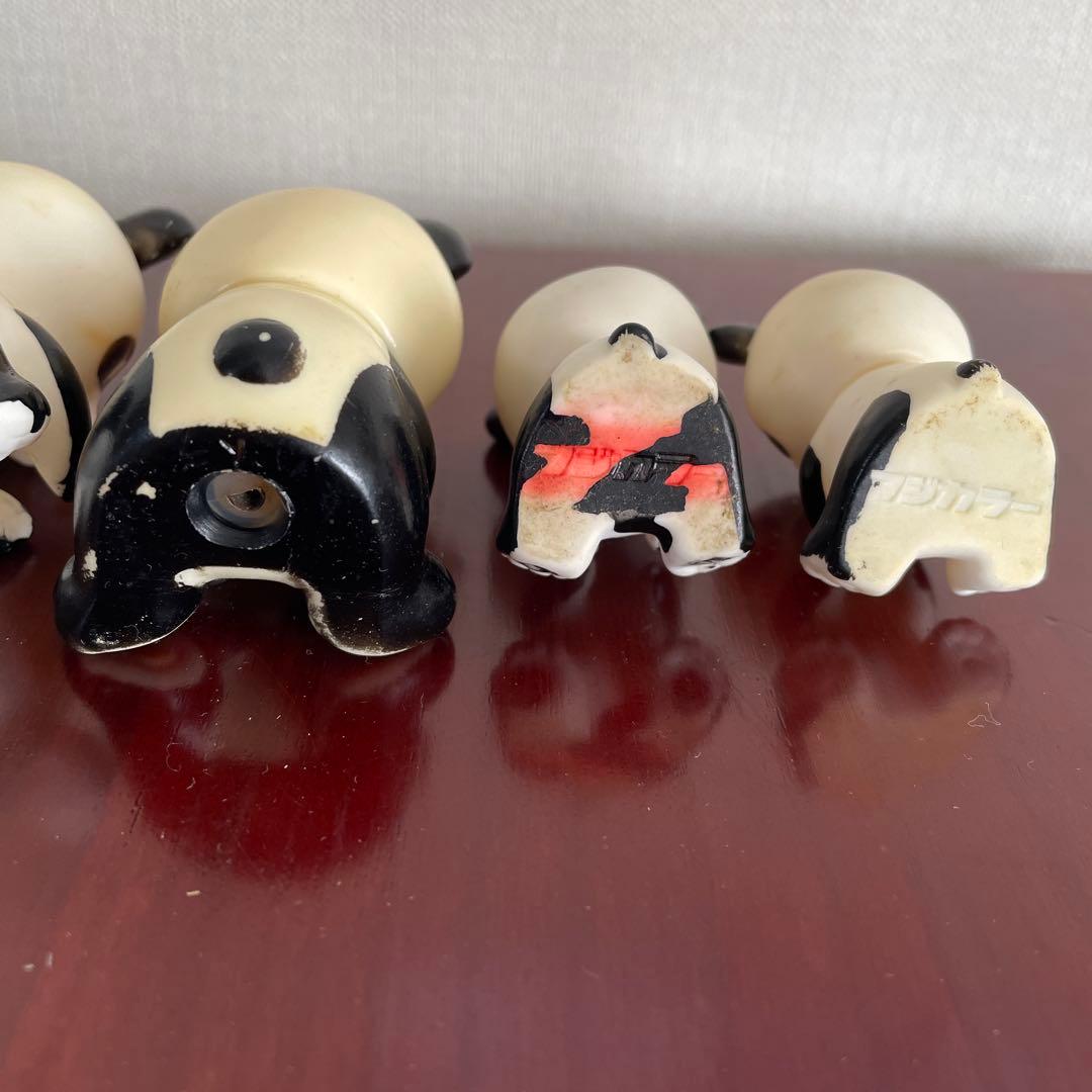 昭和レトロ パンダ ソフビ人形 5体セット 当時物 ビンテージ - メルカリ