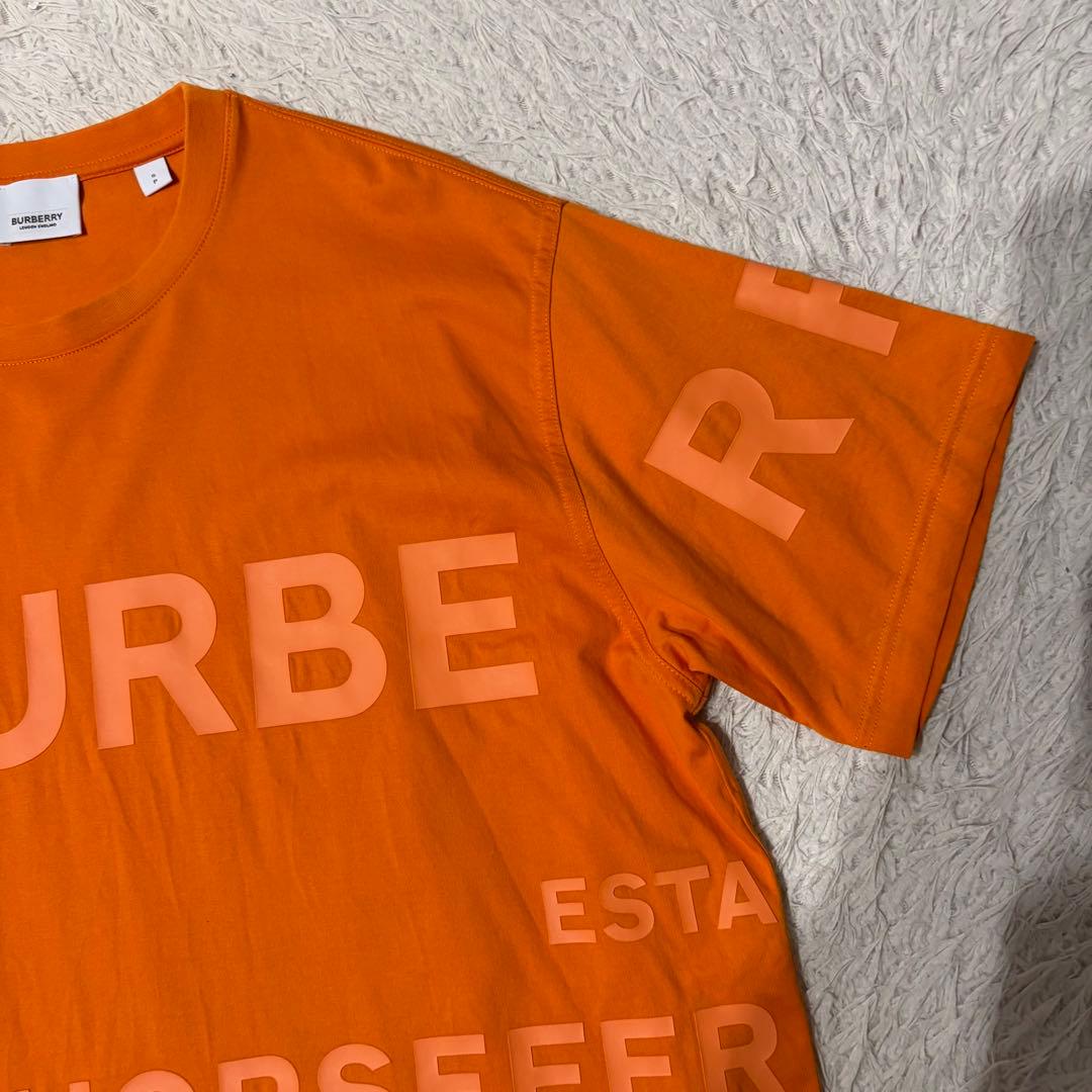 美品】バーバリー ホースフェリー Tシャツ ロゴ入り 8040692 正規品