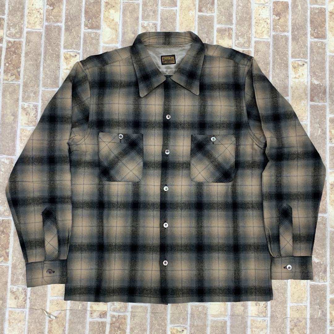 TENDERLOIN テンダーロイン ウール チェックシャツ 木村拓哉着用モデル