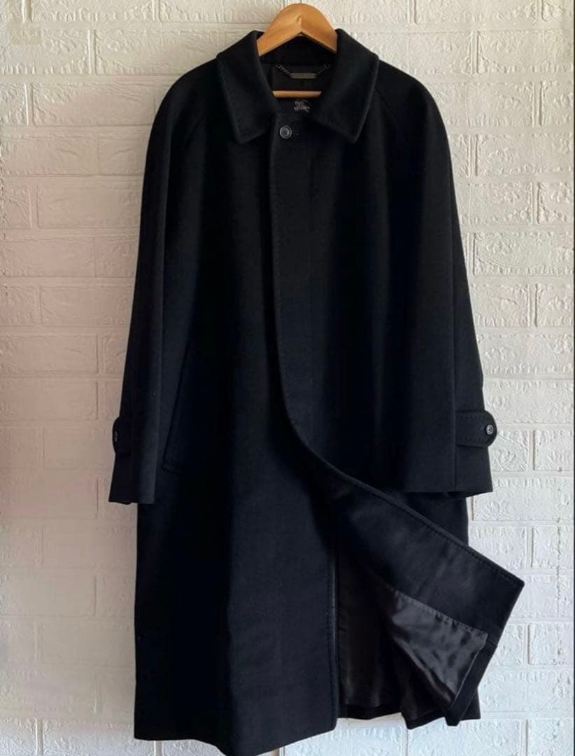 【極美品】《BURBERRY LONDON》カシミヤ100% バルマカーンコート