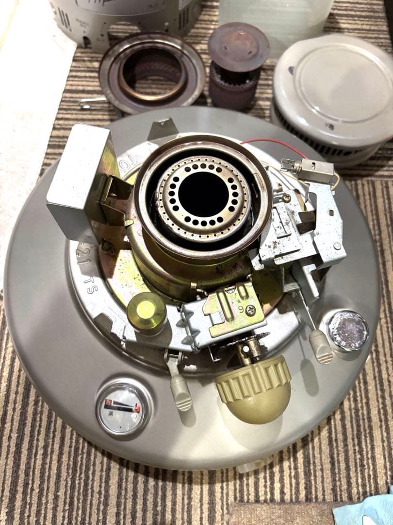 トヨトミ 石油ストーブ ML-21 シルバー 分解清掃済み