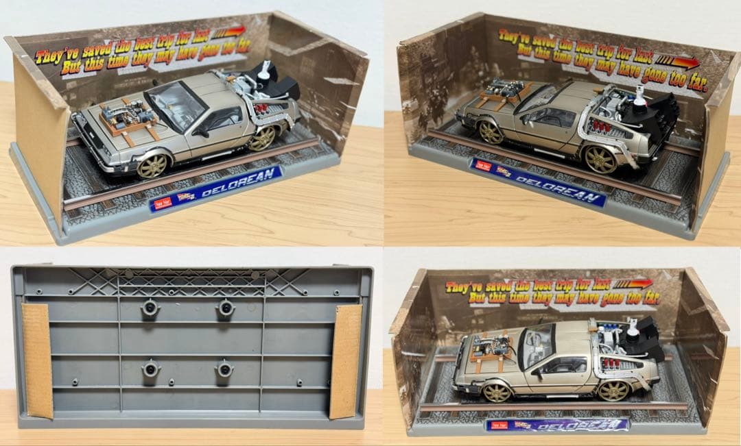 【レア】1/18 デロリアン⭐︎サンスター⭐︎バック・トゥ・ザ・フューチャー 3