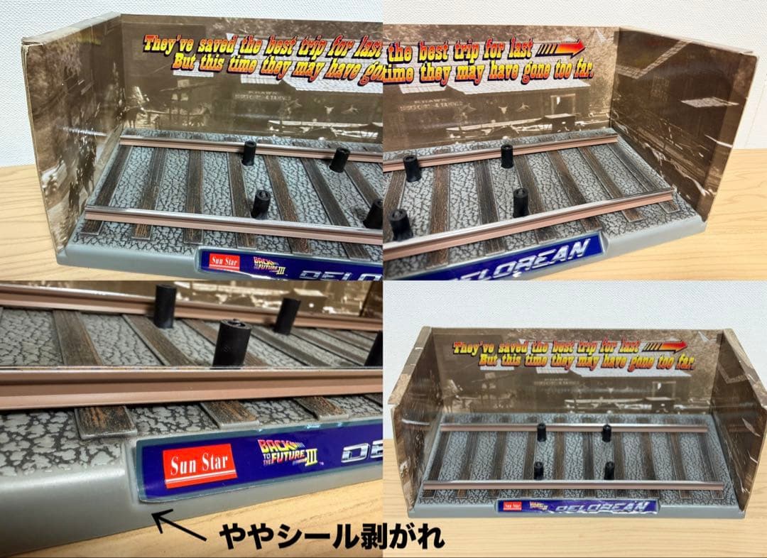 【レア】1/18 デロリアン⭐︎サンスター⭐︎バック・トゥ・ザ・フューチャー 3