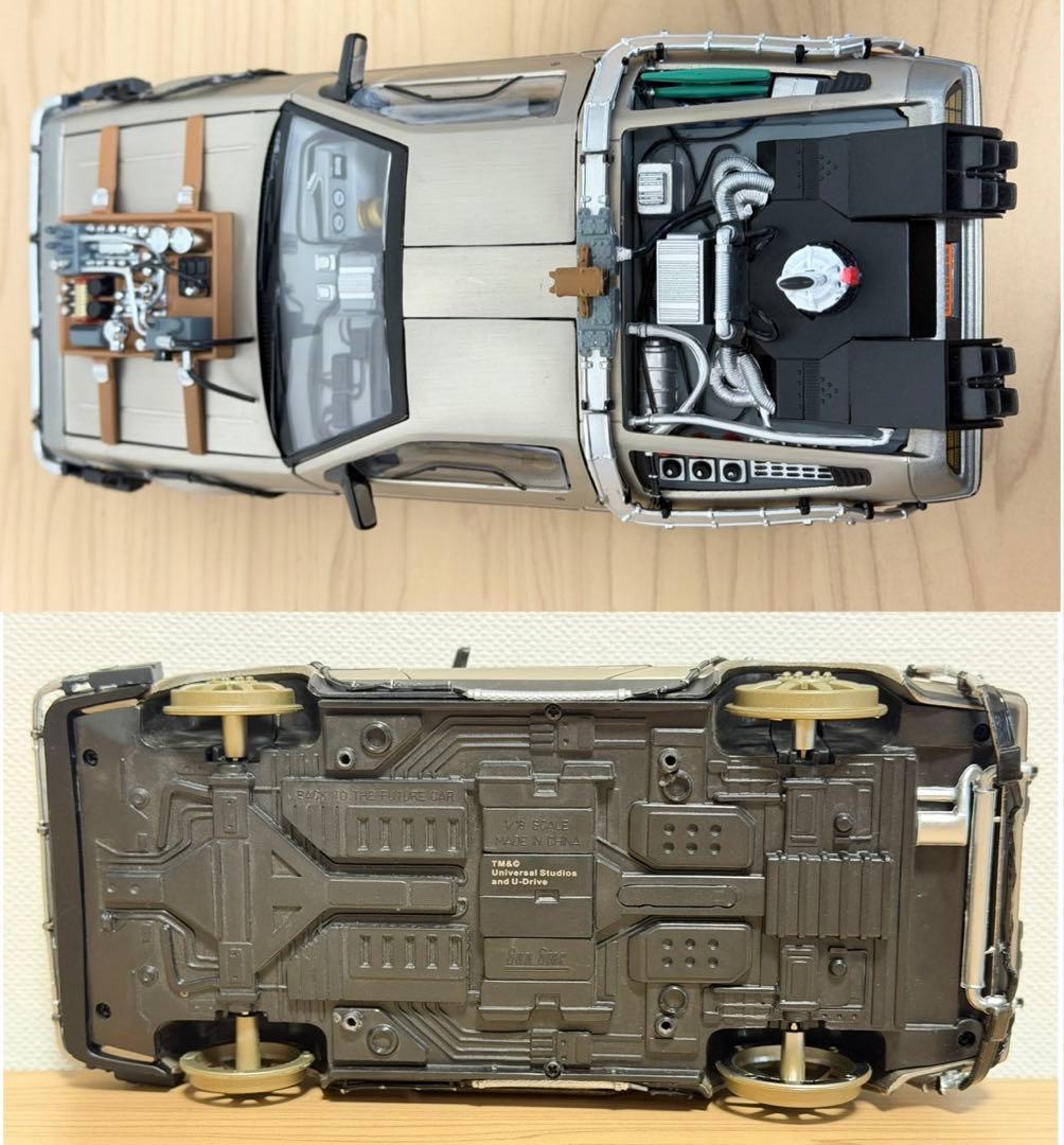 【レア】1/18 デロリアン⭐︎サンスター⭐︎バック・トゥ・ザ・フューチャー 3