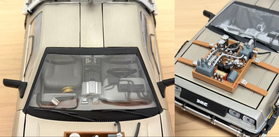 【レア】1/18 デロリアン⭐︎サンスター⭐︎バック・トゥ・ザ・フューチャー 3