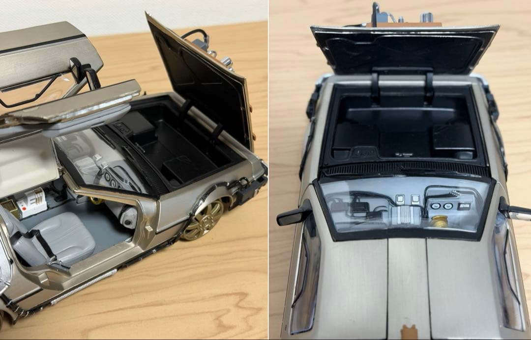 【レア】1/18 デロリアン⭐︎サンスター⭐︎バック・トゥ・ザ・フューチャー 3