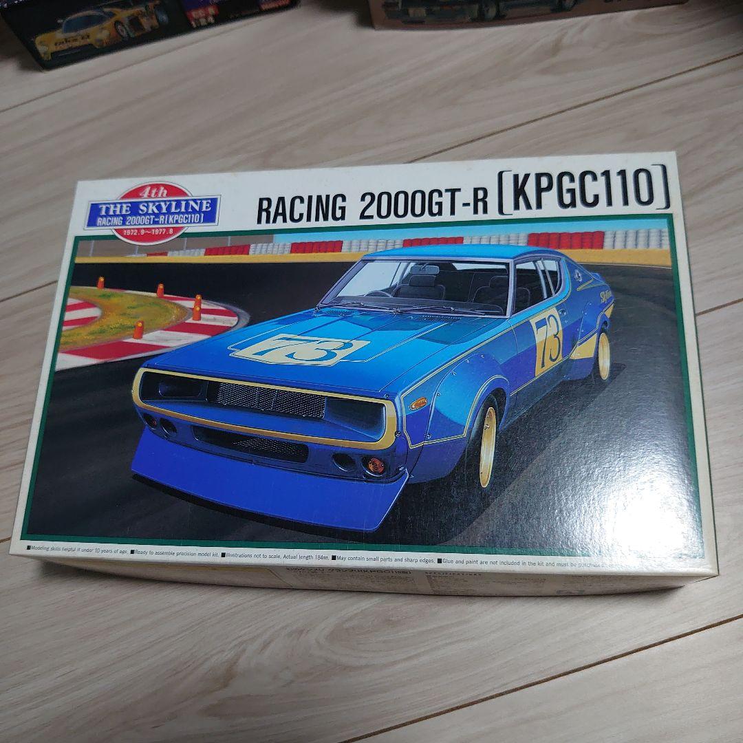 1/24 プラモデル　8台　ブルーバード　スカイライン　シルエット　など