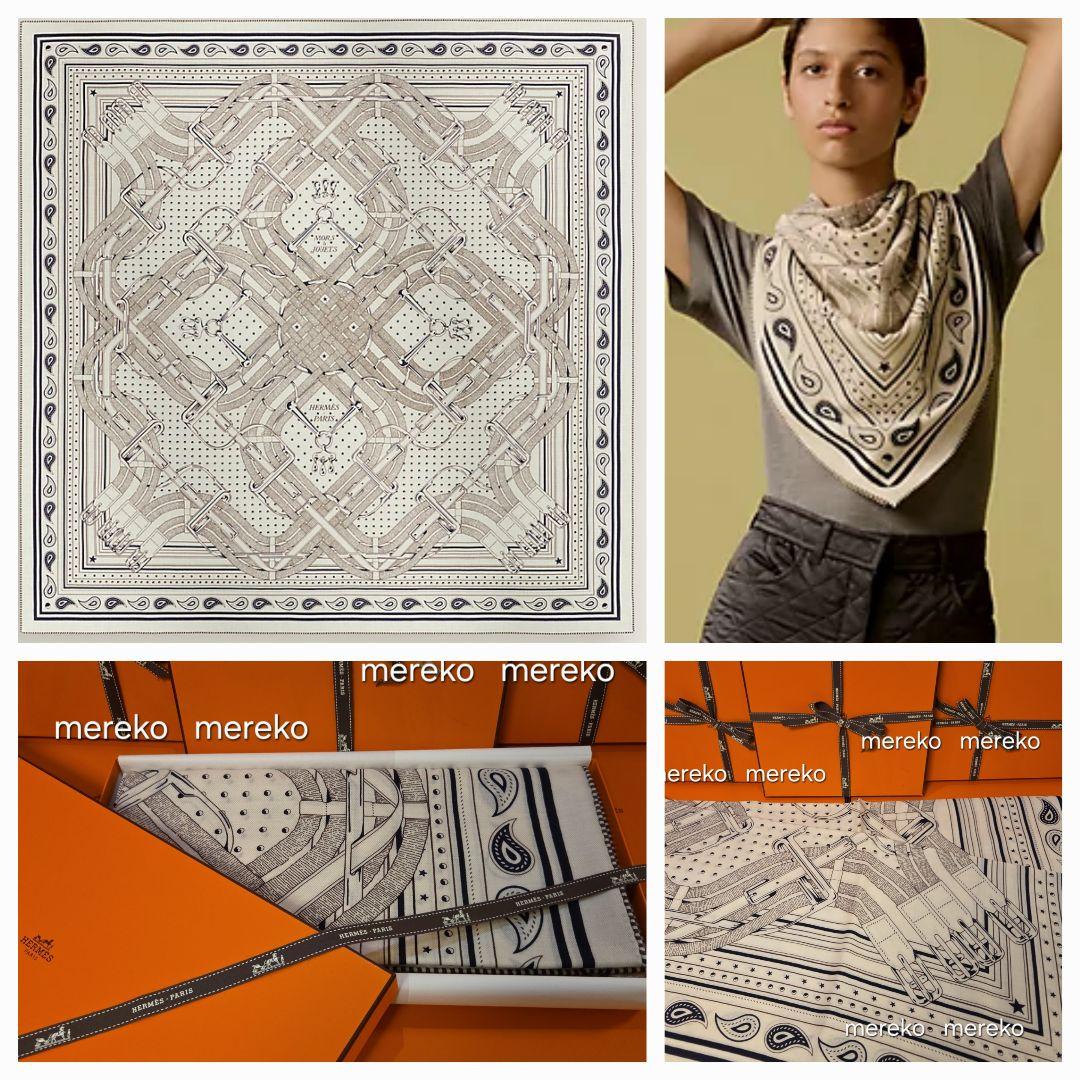 本日限定❗【新品】エルメス バンダナ カシシル 馬銜 カレジェアン