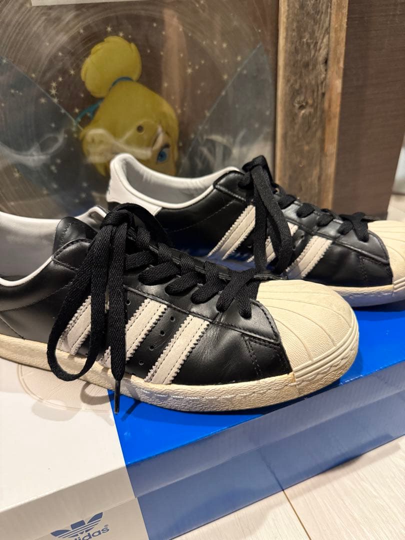 靴 adidas superstar 25.5cm