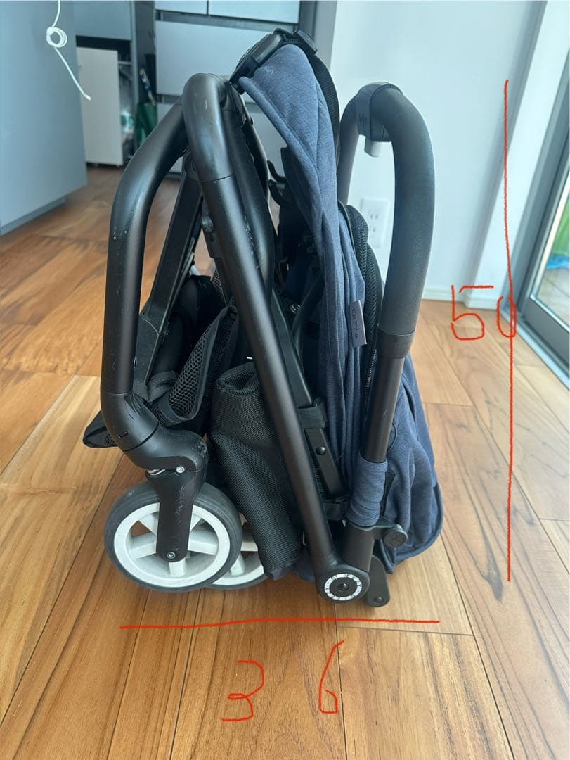 サイベックス ベビーカー イージーS ネイビー 美品 - メルカリ