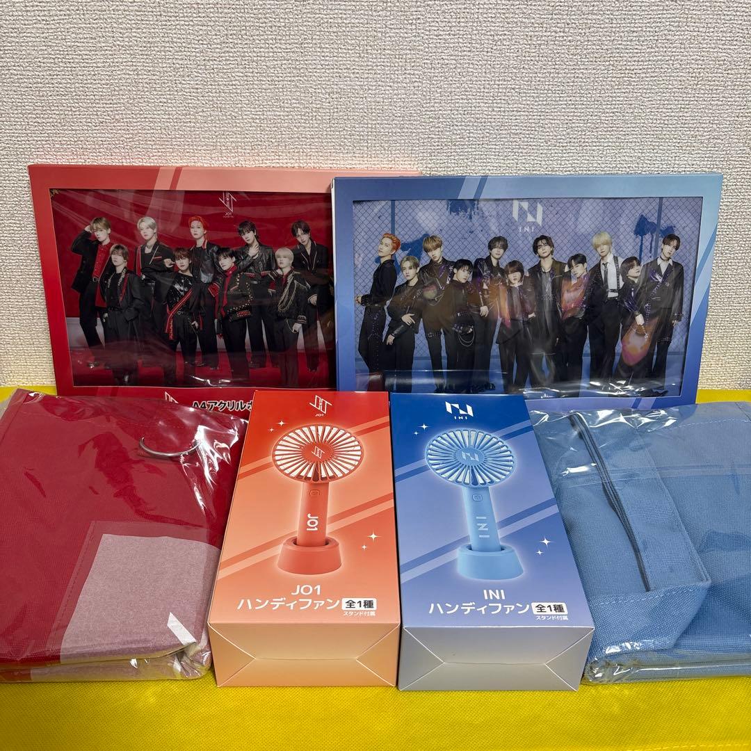 JO1 INI GIGO限定 ハンディファン アクリルボード トートバッグ 6個