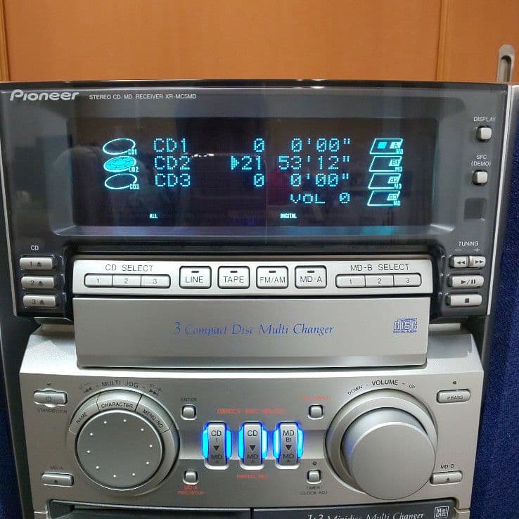パイオニア CD/MDミニコンポ XR-MC5MD (中古) - メルカリ