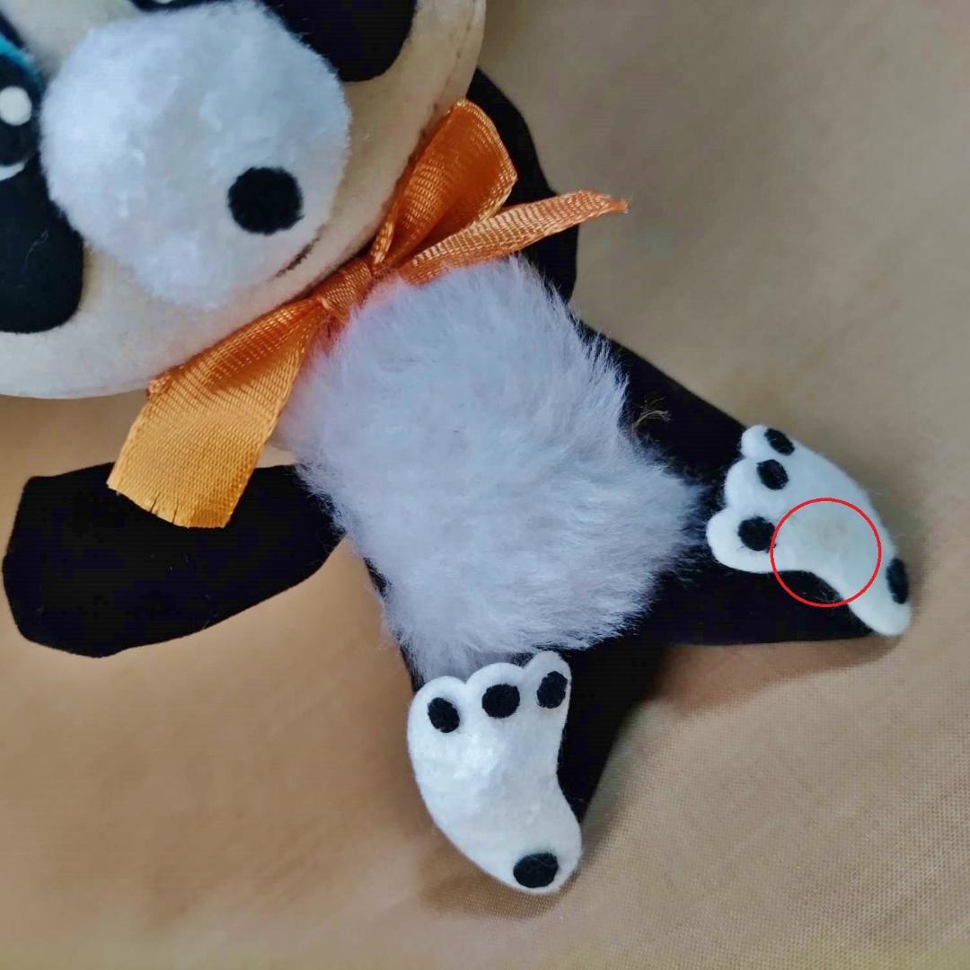 レトロ パンダ ぬいぐるみ 人形/ファンシー 昭和 ビンテージ古い ヴィンテージ