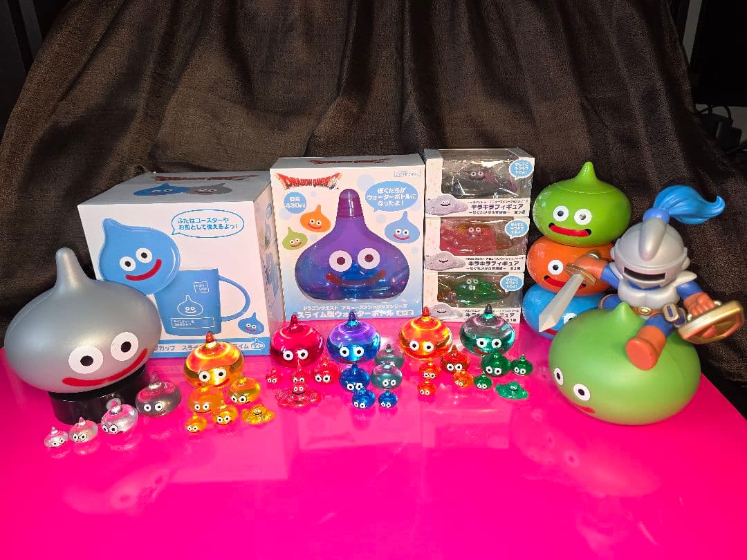 ドラゴンクエスト スライム クリアフィギュア　スライムグッズ　セット　まとめて タイトー（TAITO） ドラゴンクエスト スライム ビッグクリアフィギュア