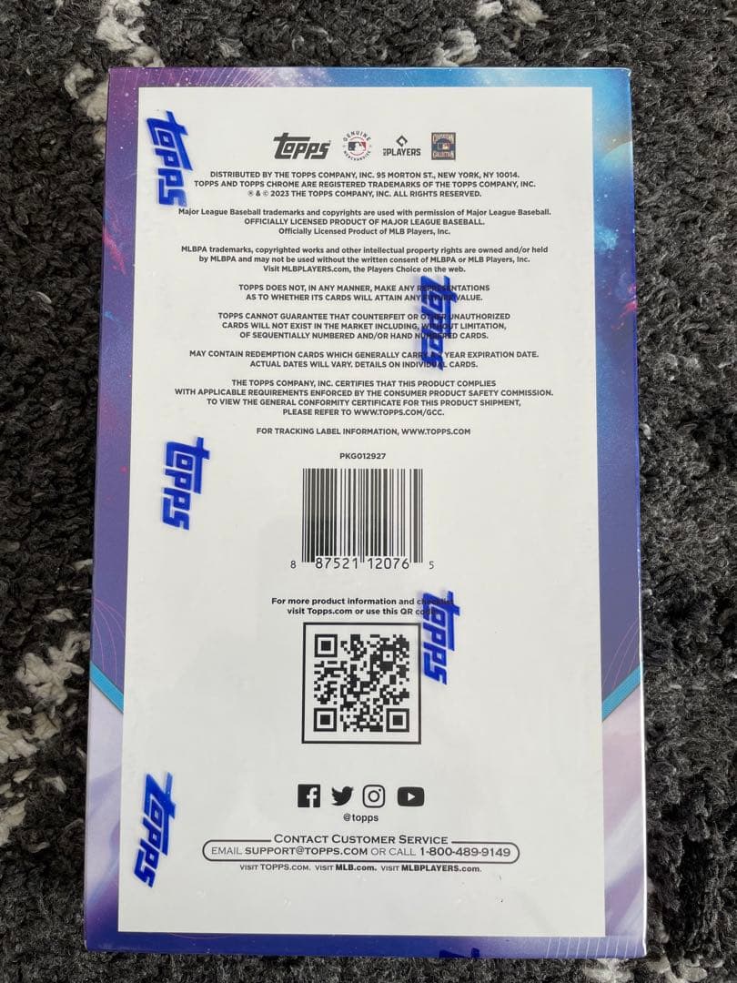 未開封シュリンク付き！】2023 Topps Cosmic Chrome - メルカリ