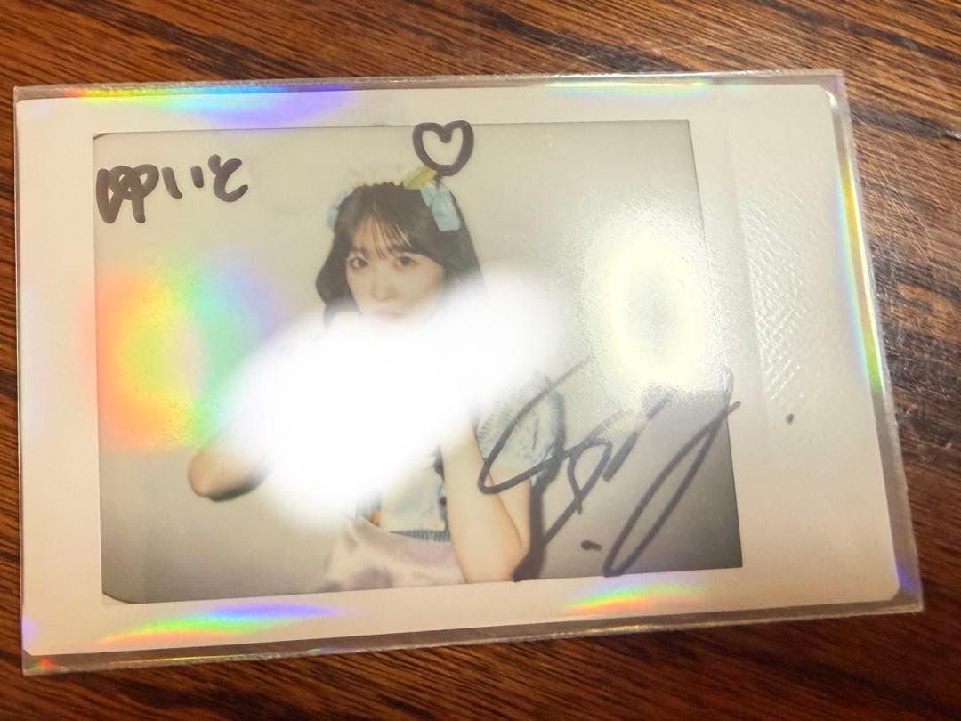 櫻井優衣 オン特 サイン チェキ - メルカリ