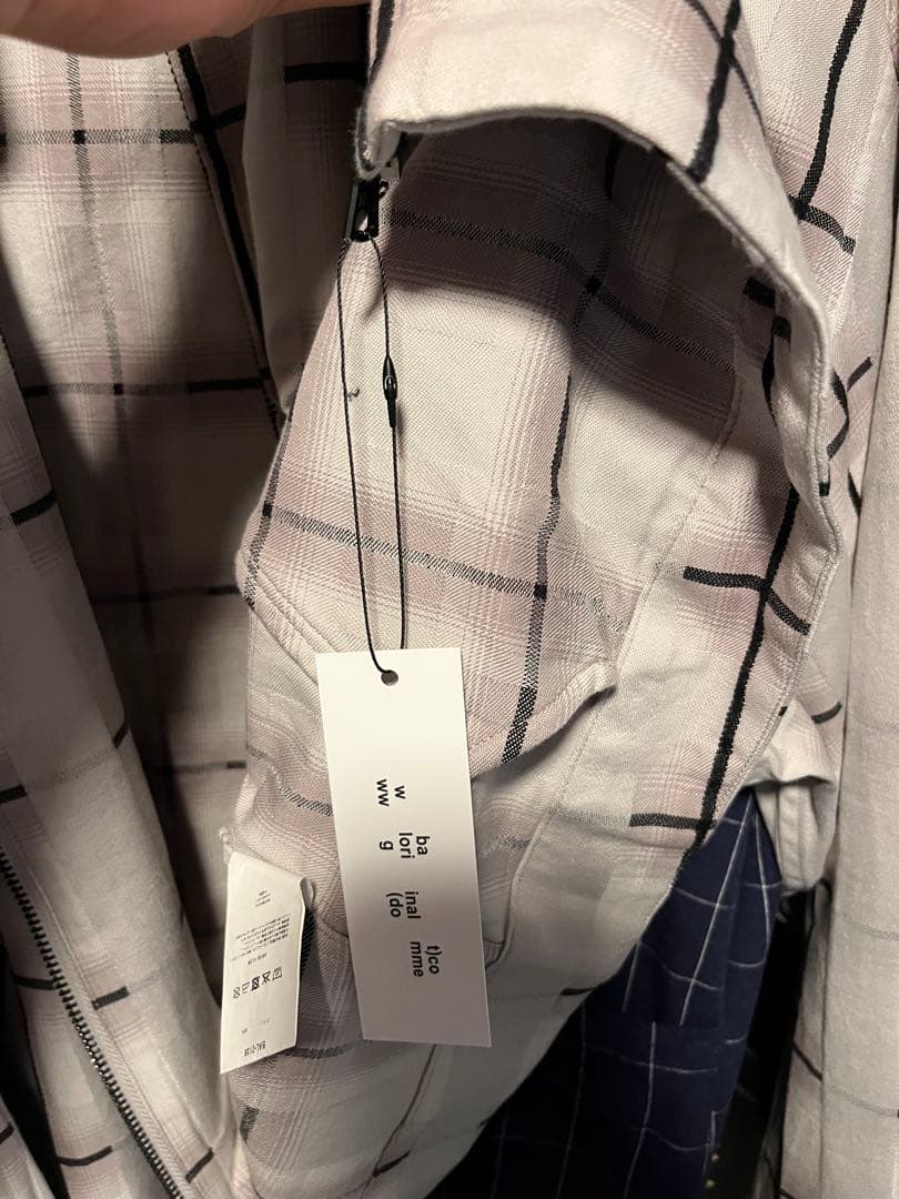 BAL/バル】PLAID ZIP SHIRT BLOUSON - メルカリ