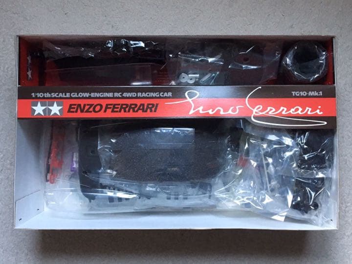 絶版 タミヤ エンジン RC 1/10 エンツォ・フェラーリ TG10-Mk.1 - メルカリ