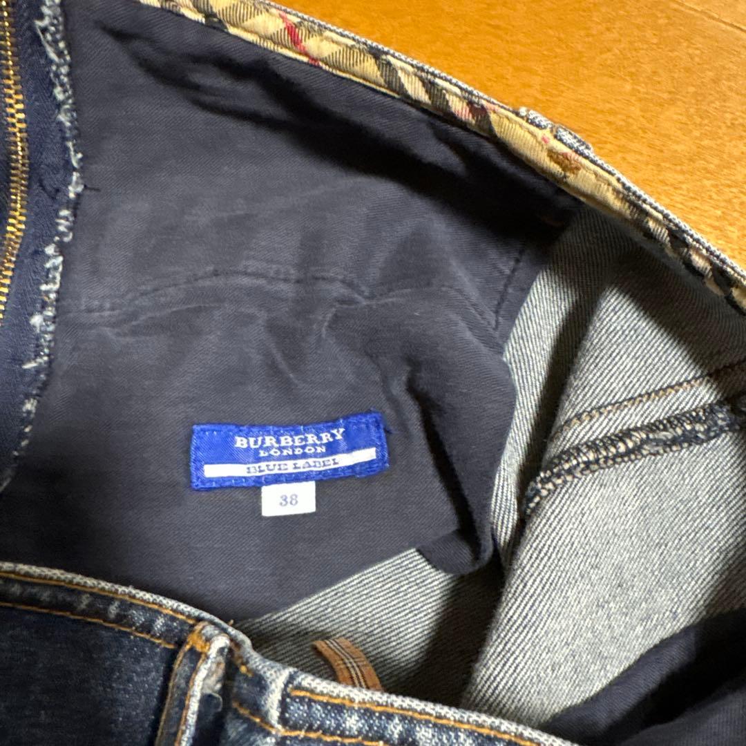 BURBERRY BLUE LABEL デニムスカート 38 - メルカリ