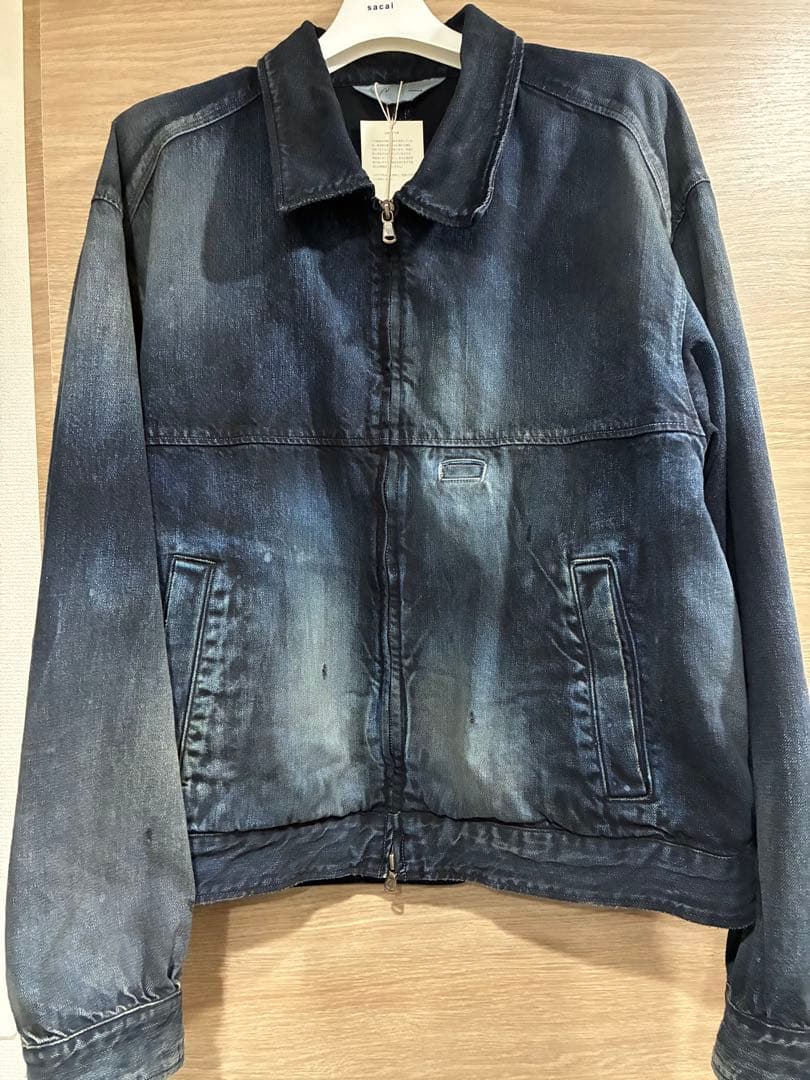 ANCELLM26ss DENIM ZIPUP JACKET - BLACK2 - メルカリ
