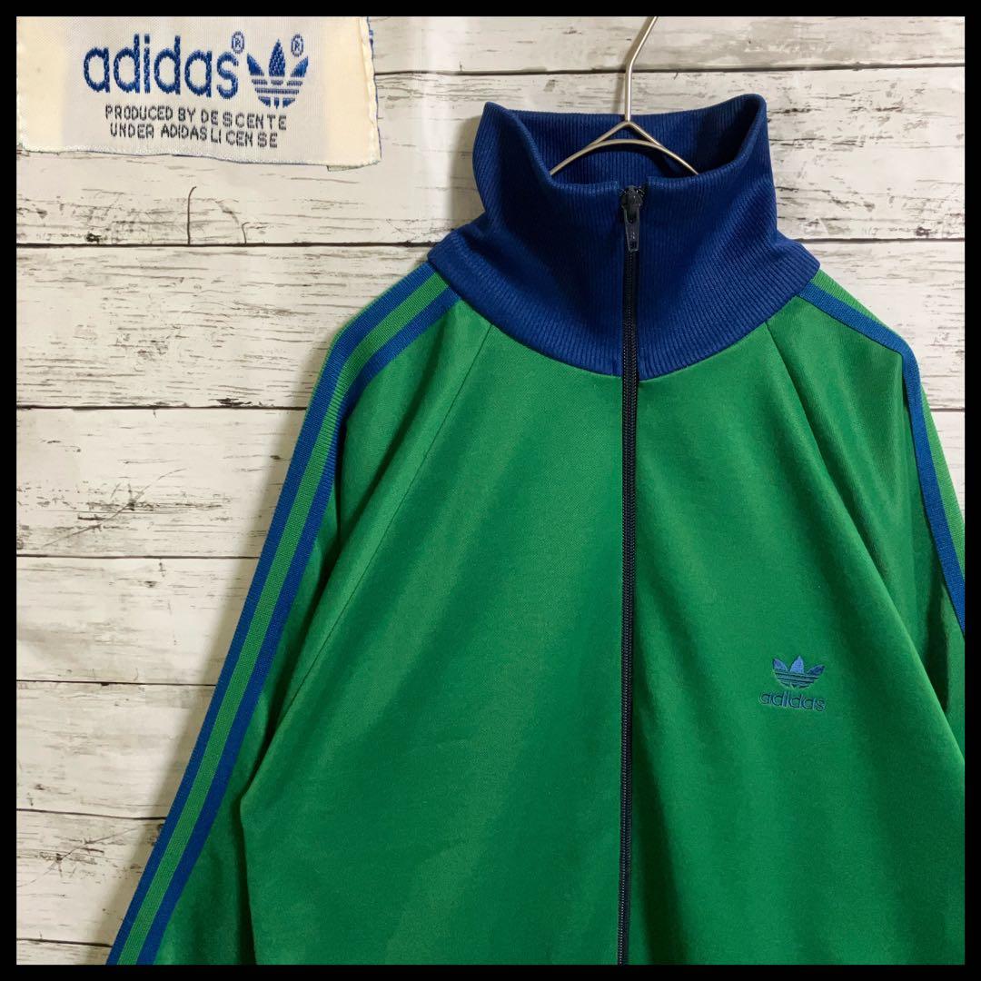 adidas アディダス ジャージ トラックジャケット デサント レア物