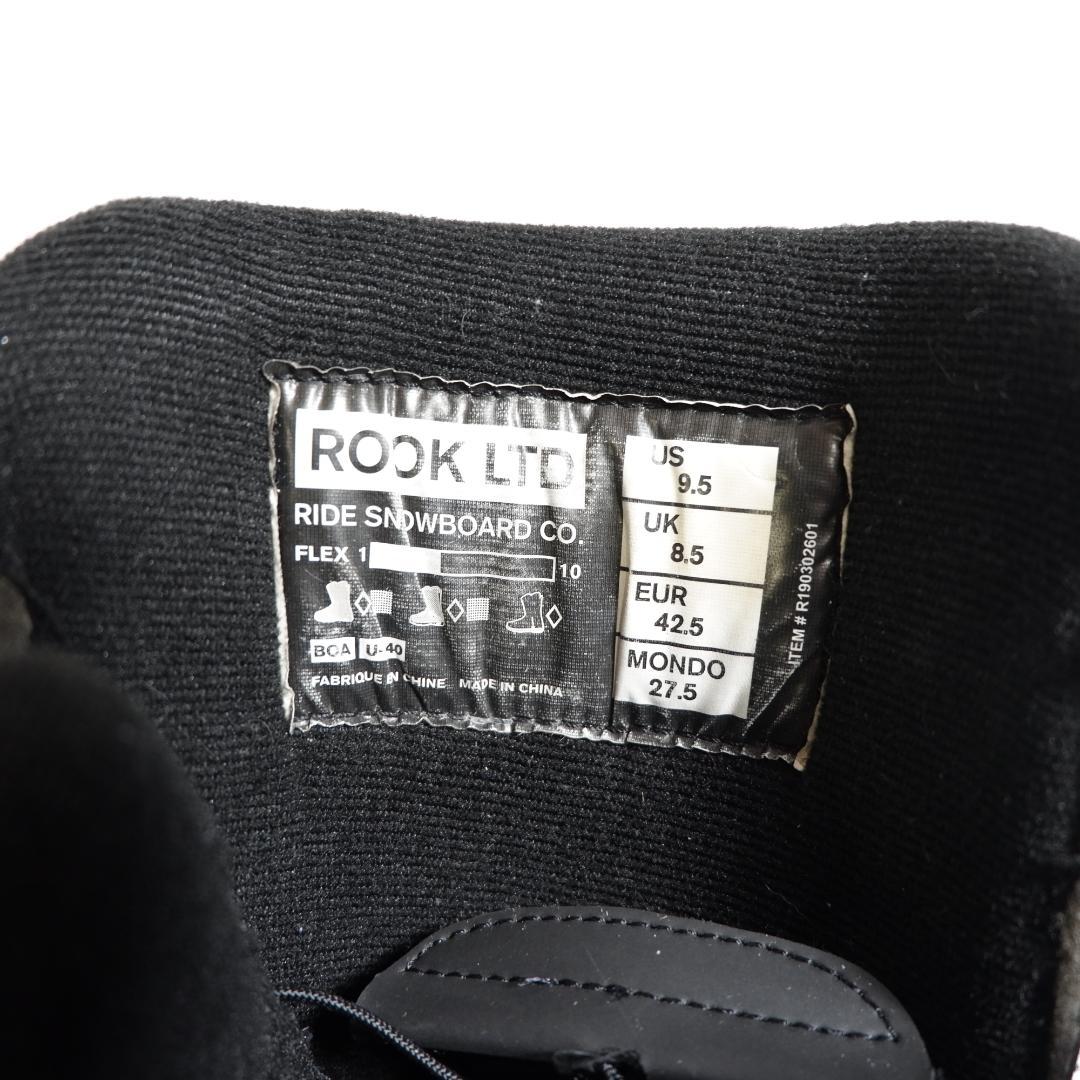 RIDE ROOK LTD 27.5cm BOA スノーボード ブーツ 黒