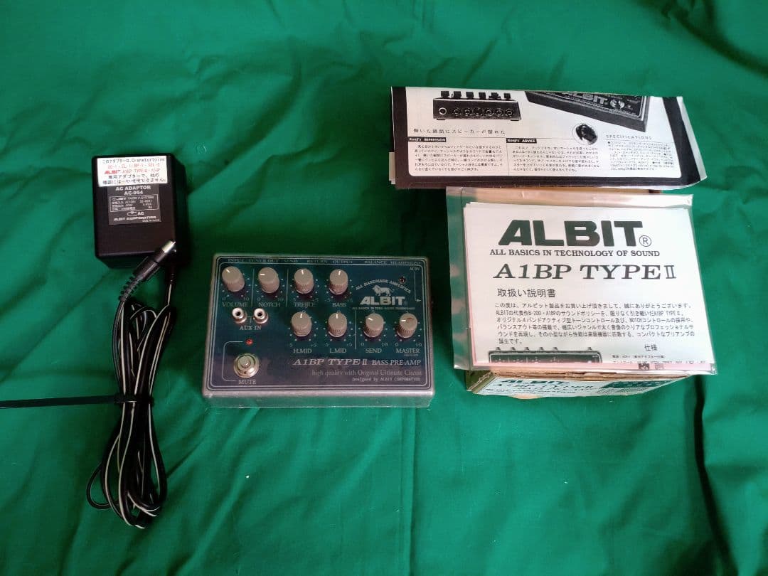 ぱ*だ様 ALBIT A1BP TYPE II ベースプリアンプ ALBIT A1BP pro MARK II ｜イケベ楽器店オンラインストア