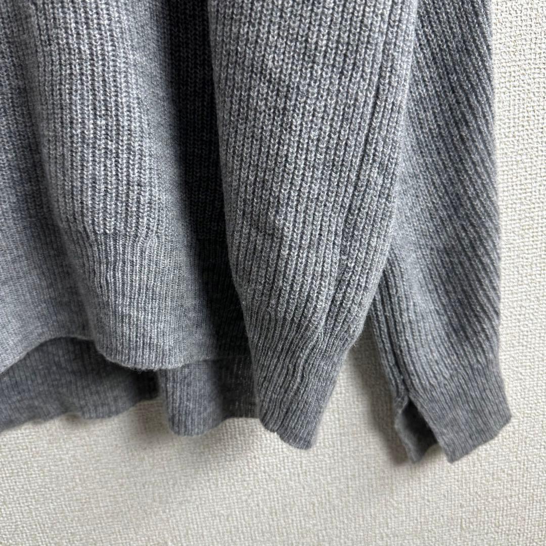 theory セオリー カシミヤ Vネック ニット グレー - メルカリ