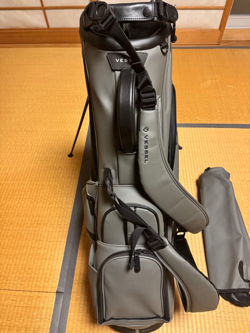 VESSEL キャディバッグ スタンドバッグ プレイヤー3.0 グレー 8.5型