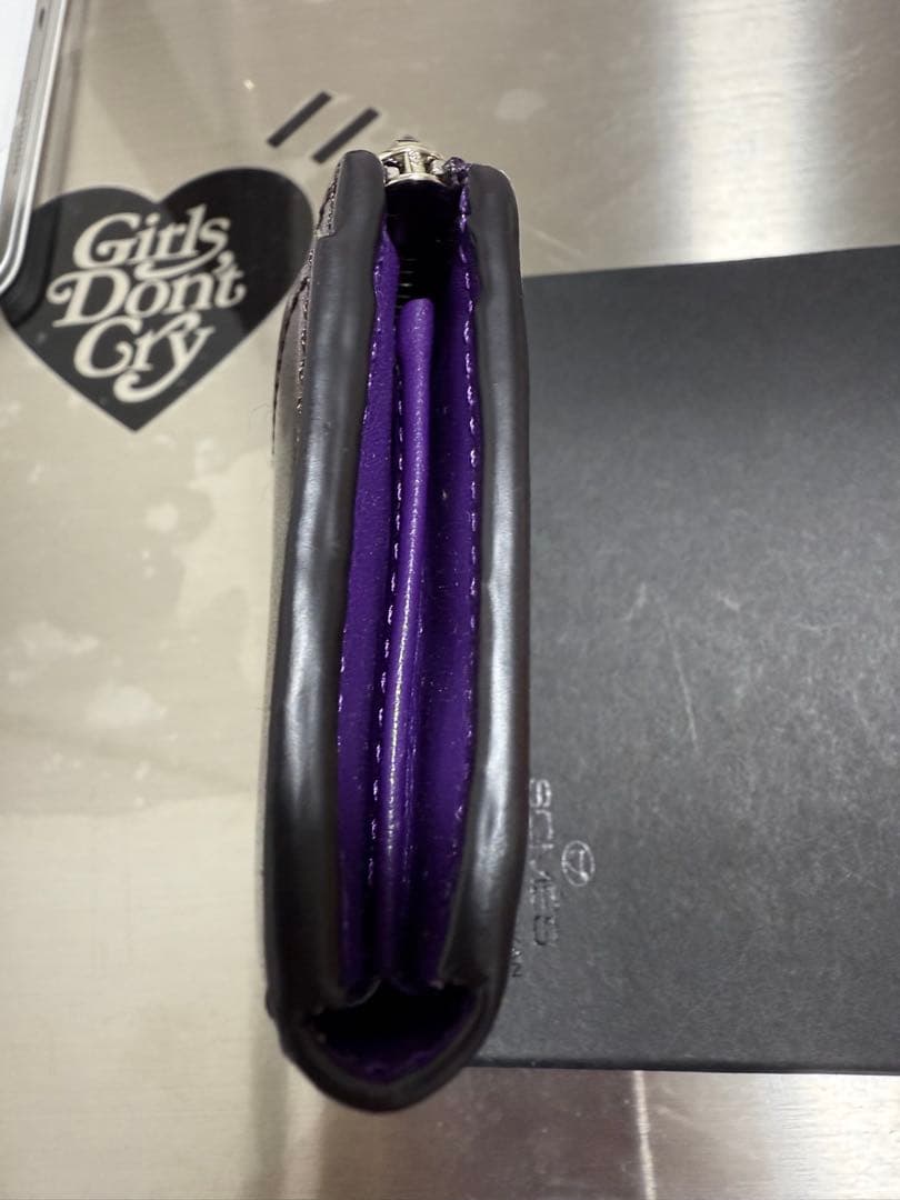 ソメスサドル コードバーン ディアマン コインケース パープル希少