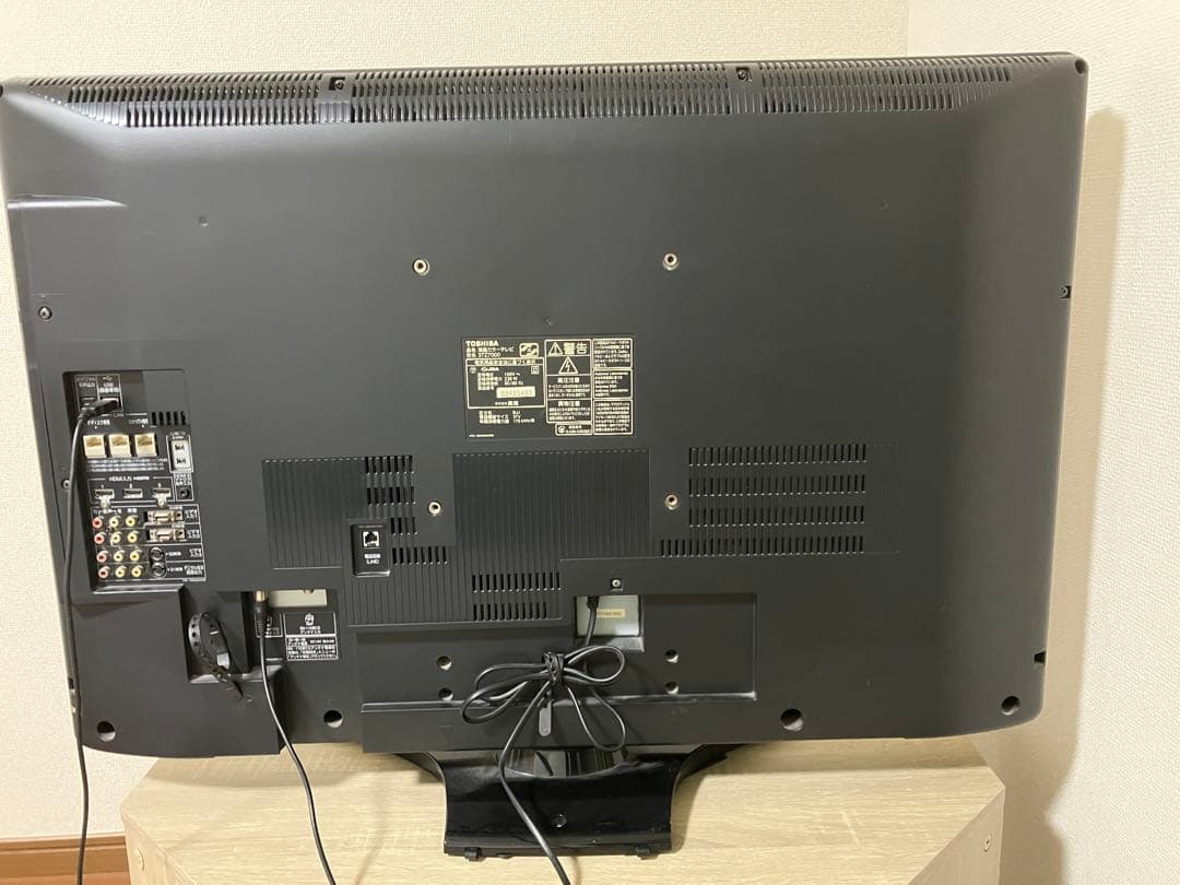 東芝 REGZA 37Z7000 録画用の外付けハード、テレビ台のおまけ付き