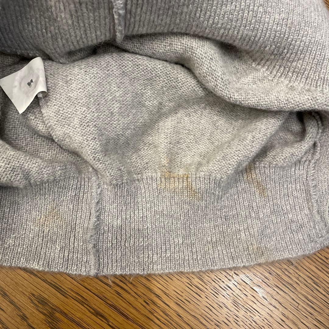 グッドイナフ good enough ライン カーディガン ウール ニット - メルカリ