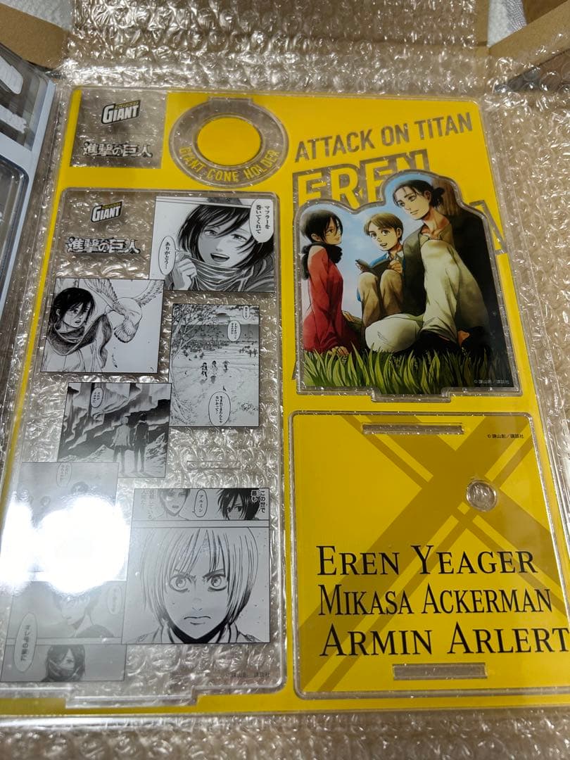 進撃の巨人 アクリルスタンド ジャイアントコーン 5種セット - メルカリ