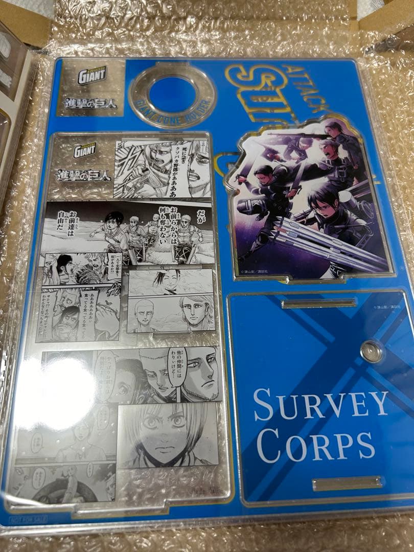 進撃の巨人 アクリルスタンド ジャイアントコーン 5種セット - メルカリ