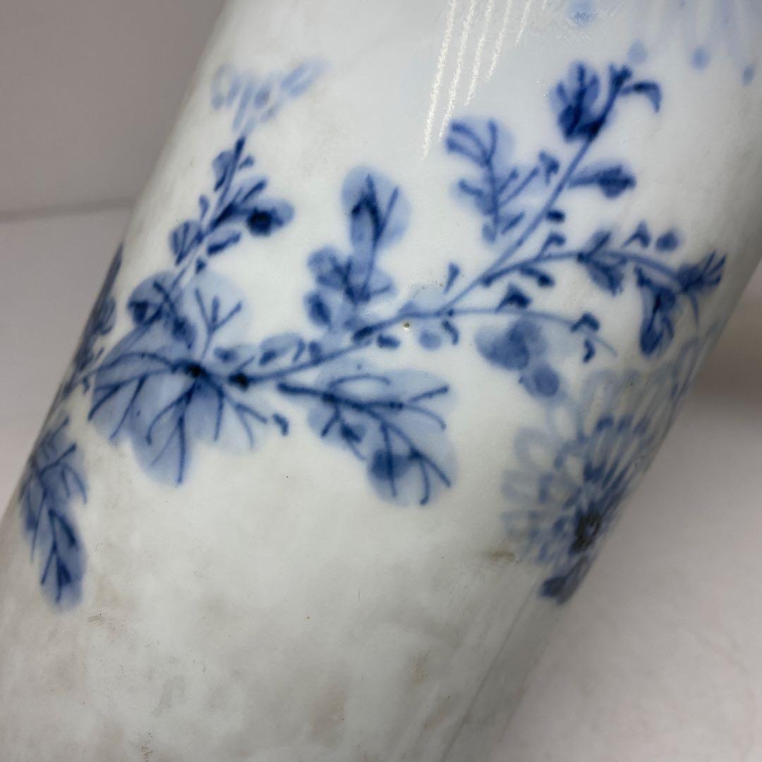 加藤幸兵衛 染付 花瓶 共箱 高さ約24.5cm 東T8-0207① - メルカリ